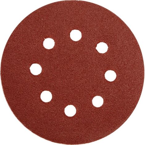Disques de ponçage Velcro perforés 125 mm, p60, lot de 5 YT-83452 Yato (1/2)