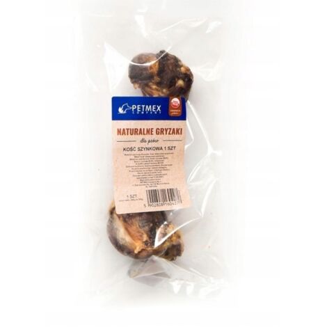 Os à mâcher pour chien PETMEX - Os de jambon 200 g, sans conservateur (1/4)