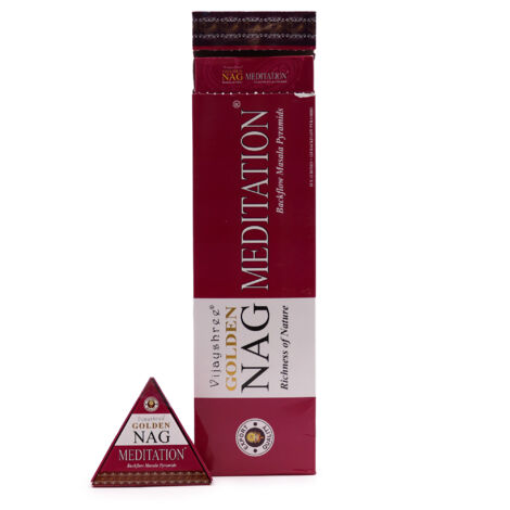 42g Jumbo Golden Nag - Cônes d'encens à reflux de méditation- Vendu par 1 (1/4)