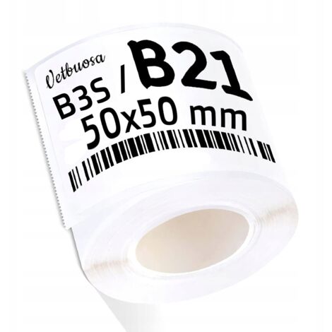 Étiquettes autocollantes NIIMBOT B21 B3S 50 x 50 mm, lot de 150. (1/3)