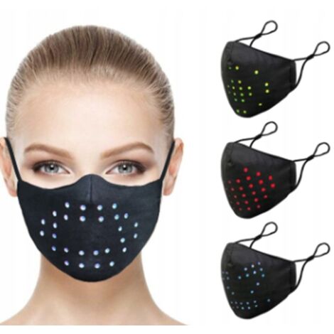 Masque LED Reconnaissance vocale USB PM2.5 N95 FFP2