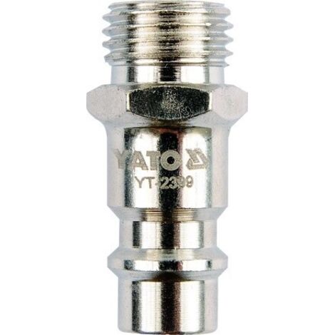 Connecteur, filetage extérieur 1/4'' YT-2399 YATO (1/3)
