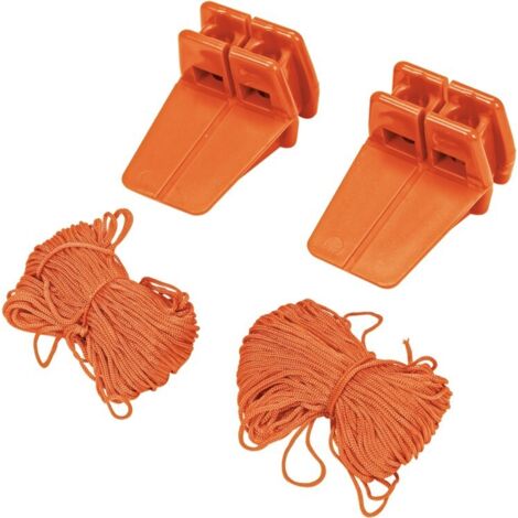 Support d'angle pour corde de maçonnerie 17430 – Corde polyamide 18 m – Fixation sans clou pour façades en clinker – Usage professionnel – Vorel