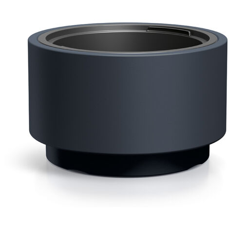Pot de fleurs rond HEOS DLHEN400 avec insert Anthracite (1/2)
