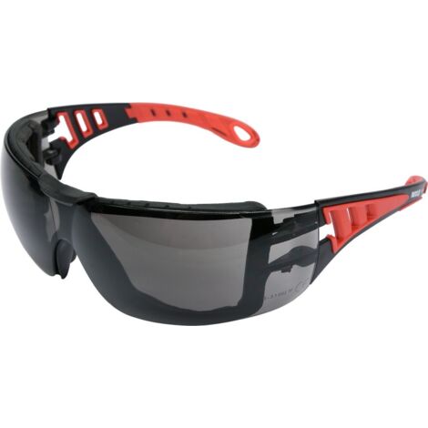 Graue Schutzbrille mit abnehmbarem Band (1/5)