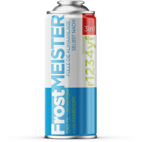 FROSTMEISTER Réfrigérant, R1234yf + Huile + Joint A/C, 3in1 400ml