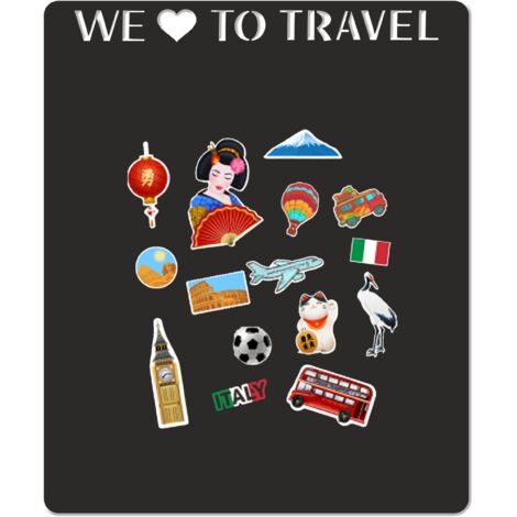 Aimants Pour Tableau Blanc GAUDER - Lot De 62 Aimants Autocollants Noirs Puissants Pour Réfrigérateur Et Bureau