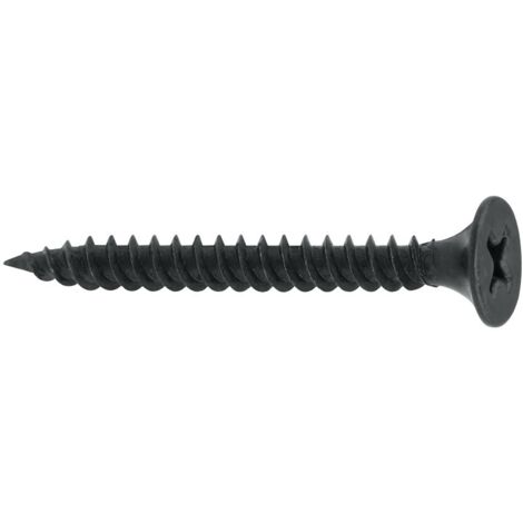 Vis à plaque de plâtre 3,5 x 25 mm – Tête trompette – Pointe clou – Boîte de 1000 vis – KSGM35025