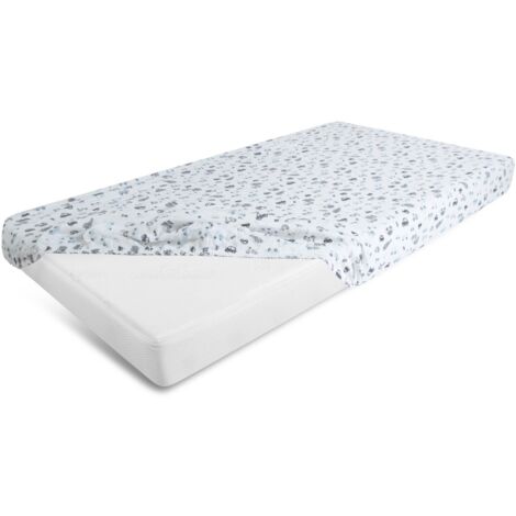Drap housse MOUSSELINE DESIGN 60x120x10 (1/5)