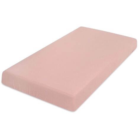 Drap MOUSSELINE avec élastique 90x200x25, rose sale12, MATEX (1/5)