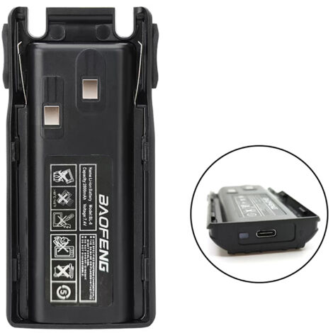 Batterie pour Baofeng UV-82 1800mAh avec USB C (1/5)