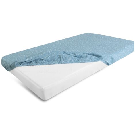 Drap-housse en mousseline 60x120x10 (1/5)