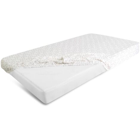 Drap housse MOUSSELINE DESIGN 60x120x10 (1/5)