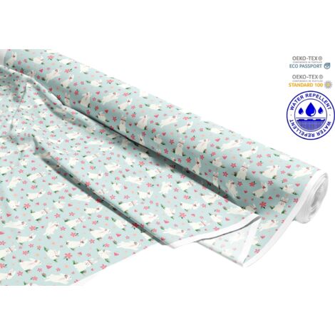 TISSUS DÉCORATIFS D'EXTÉRIEUR OXFORD - Motif lapins joyeux I DR154 (1/5)