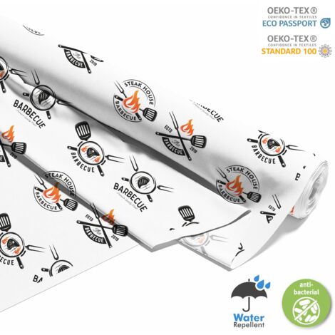 TISSUS DÉCORATIFS D'EXTÉRIEUR OXFORD - BBQ - DX1784 (1/5)