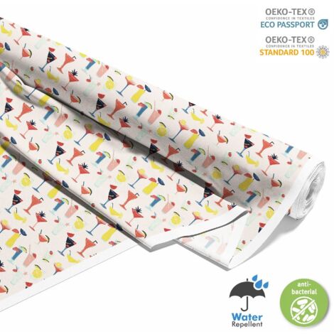 TISSUS DÉCORATIFS D'EXTÉRIEUR OXFORD - Motif Cocktail DX8400 (1/5)