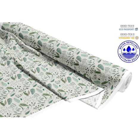 TISSUS DÉCORATIFS D'EXTÉRIEUR OXFORD - Motif feuilles et branches I DR082 (1/5)