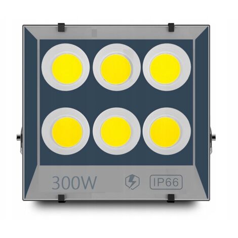 Lampe halogène LED 300W réflecteur pour chantier, jardin et entrepôt (1/5)