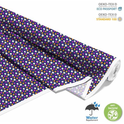 TISSUS DÉCORATIFS D'EXTÉRIEUR OXFORD - Motif Fleurs de Printemps I DX622 (1/5)