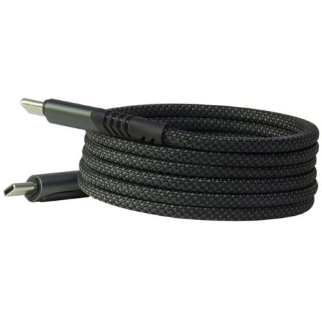 Câble USB-C Audi 1 m, charge rapide, noir (1/4)