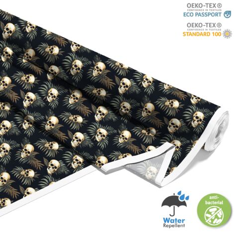 TISSUS DÉCORATIFS D'EXTÉRIEUR OXFORD - Motif Crâne I DX4709 (1/5)