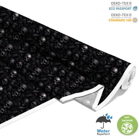 TISSUS DÉCORATIFS D'EXTÉRIEUR OXFORD - Motif Crâne I DX4235 (1/5)