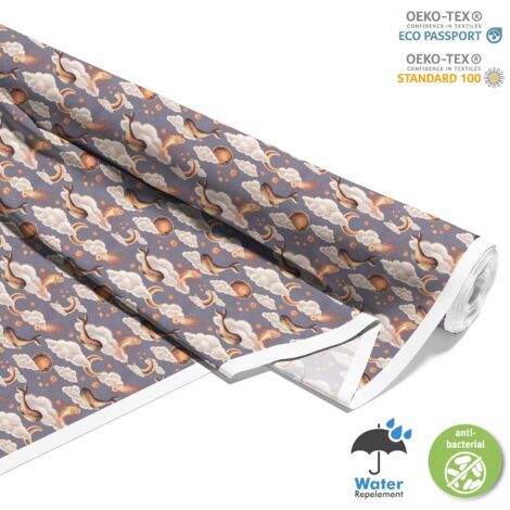 TISSUS DÉCORATIFS D'EXTÉRIEUR OXFORD - Motif Étoile Baleine (1/5)