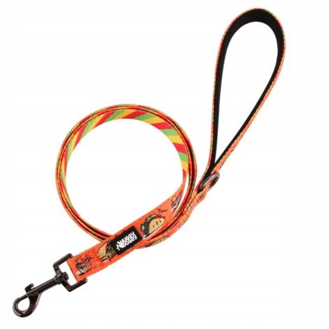 Laisse courte pour chien 1,5 m colorée pour chiot yorkshire HUGGY DOGGY S (1/5)