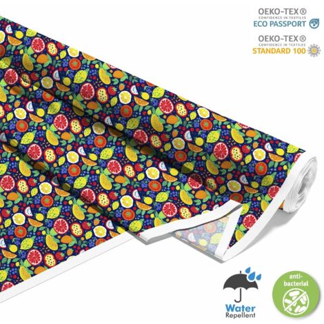 TISSUS DÉCORATIFS D'EXTÉRIEUR OXFORD - Motif Fruits DX7049 (1/5)