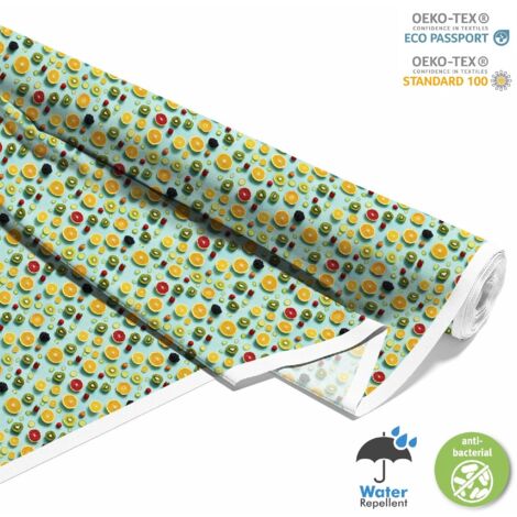 Tissu d'ameublement extérieur Oxford - Motif fruits DX6948 (1/5)