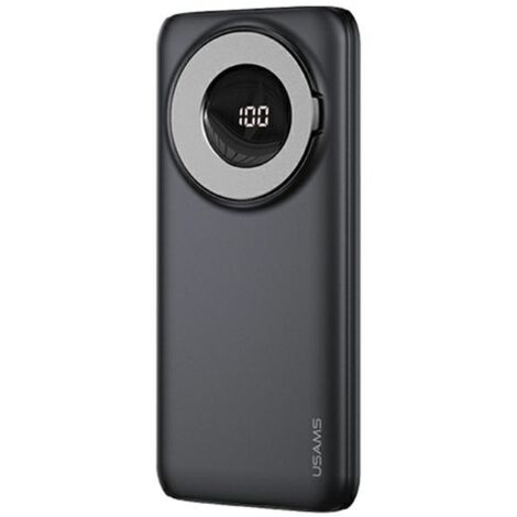 Batterie externe USAMS 10 000 mAh 20 W QC3.0, magnétique, noire (1/5)