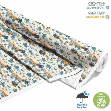 TISSUS DÉCORATIFS D'EXTÉRIEUR OXFORD - motif été  DX9091 (1/5)