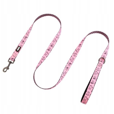 Laisse courte pour chien 1,5 m colorée city beagle bulldog HUGGY DOGGY M (1/5)