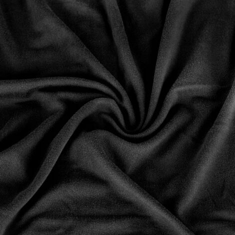 Housse élastique noire pour chaise de banquet de mariage [21BC] (1/5)