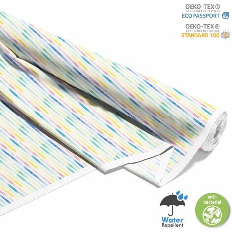 Tissu d'ameublement extérieur Oxford à rayures - DX2162 (1/5)