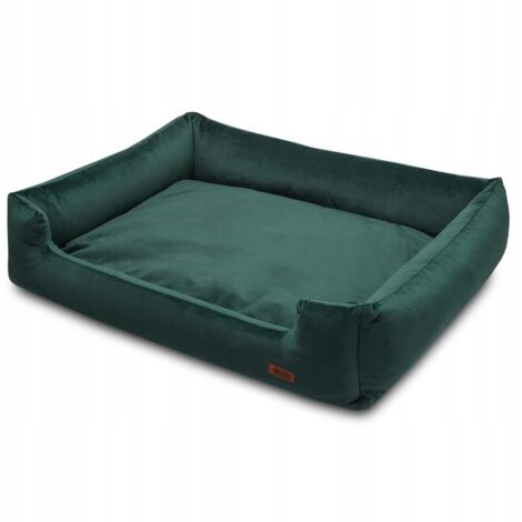 Panier pour chien avec housse amovible en velours premium HUGGY DOGGY XL (1/5)