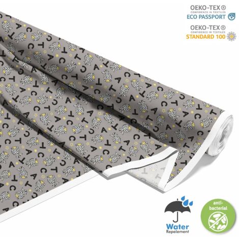 TISSUS DÉCORATIFS D'EXTÉRIEUR OXFORD - Motif Chats dans la Couronne (1/5)