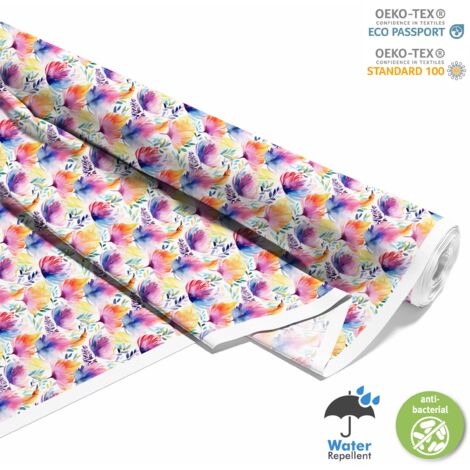 TISSUS DÉCORATIFS D'EXTÉRIEUR OXFORD - Fleurs - DX2208 (1/5)