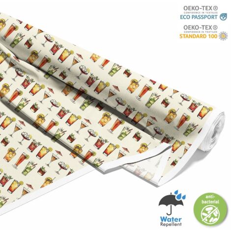 TISSUS DÉCORATIFS D'EXTÉRIEUR OXFORD - Motif Cocktail DX8335 (1/5)