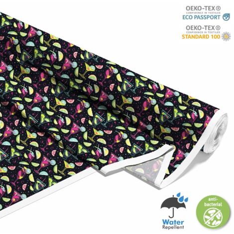 TISSUS DÉCORATIFS D'EXTÉRIEUR OXFORD - Motif Cocktail  DX8819 (1/5)