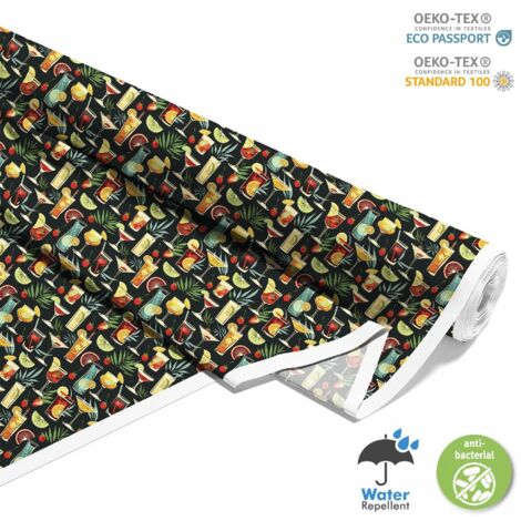 TISSUS DÉCORATIFS D'EXTÉRIEUR OXFORD - Motif Cocktail DX8729 (1/5)