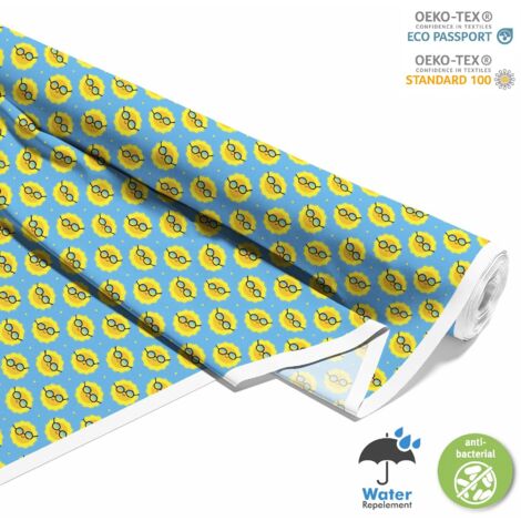 TISSUS DÉCORATIFS D'EXTÉRIEUR OXFORD - Motif Soleil dans des Lunettes (1/5)