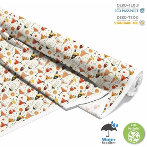 TISSUS DÉCORATIFS D'EXTÉRIEUR OXFORD - Motif Cocktail DX8666 (1/5)