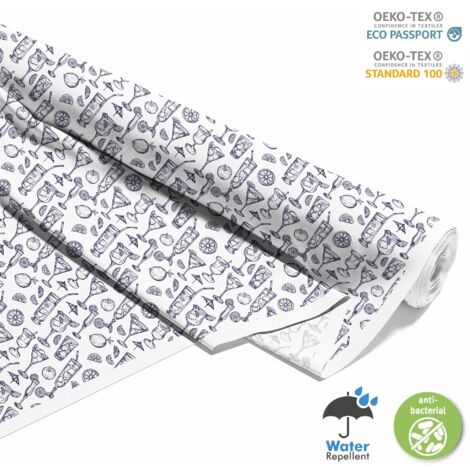 TISSUS DÉCORATIFS D'EXTÉRIEUR OXFORD - Motif Cocktail DX8394 (1/5)