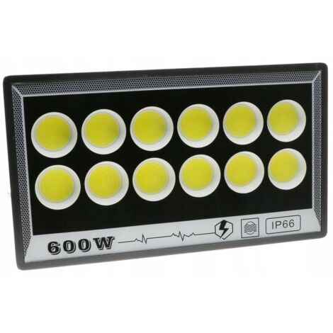 LAMPE PUISSANTE POUR GARAGE JARDIN SUR FAÇADES 600W IP66 POUR ANS DIODES COB
