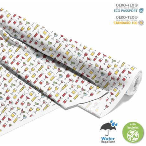 TISSUS DÉCORATIFS D'EXTÉRIEUR OXFORD - Motif Cocktail DX8786 (1/5)