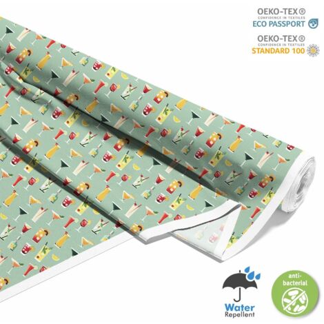 TISSUS DÉCORATIFS D'EXTÉRIEUR OXFORD - Motif Cocktail DX8322 (1/5)