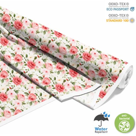 TISSUS DÉCORATIFS D'EXTÉRIEUR OXFORD - Fleurs - DX2666 (1/5)