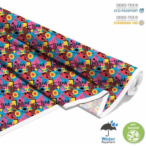 TISSUS DÉCORATIFS D'EXTÉRIEUR OXFORD - Motif Géométrique I DX3448 (1/5)