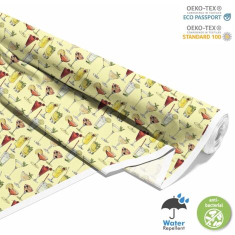 TISSUS DÉCORATIFS D'EXTÉRIEUR OXFORD - Motif Cocktail  DX8747 (1/5)